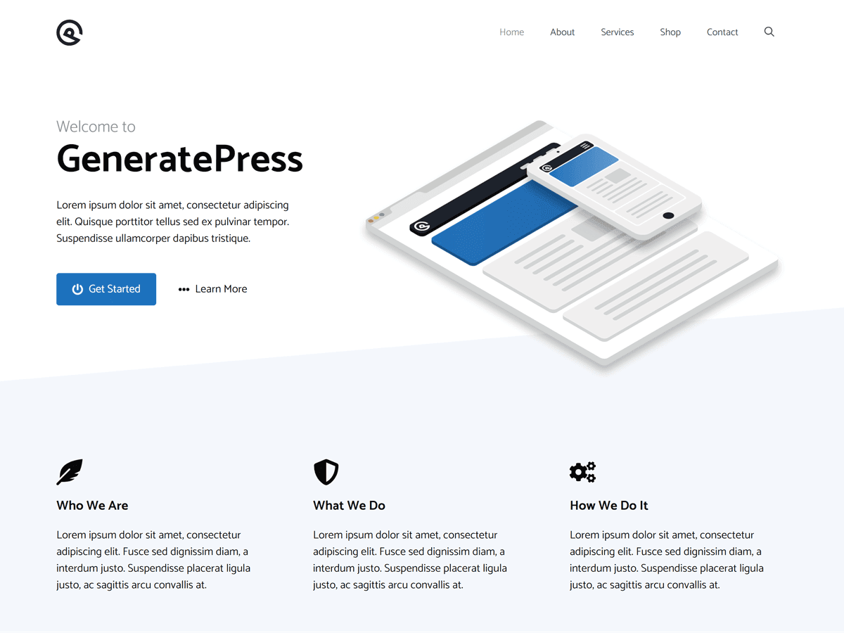 Miniatura oficial de GeneratePress